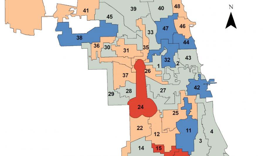 Chicago Ward Map 2025